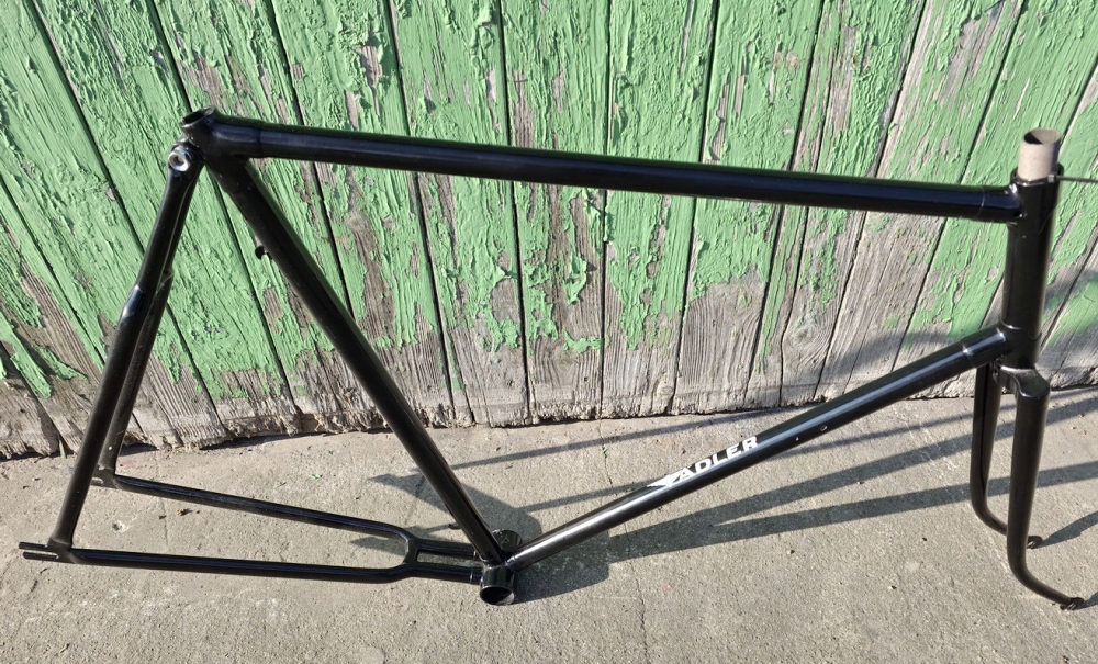 Fahrradrahmen ADLER, Rahmenhöhe 60 cm!, 30er Jahre , Herren, 28 Zoll, ältere Neulackierung 