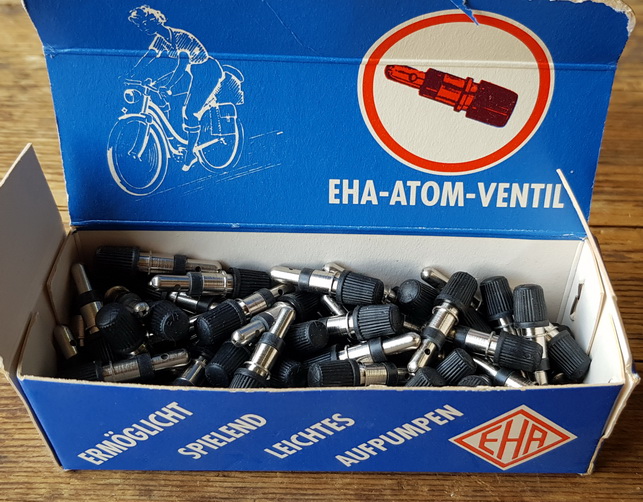 Blitzventil, "EHA Atom" DV (Dunlopventil), orig. aus EHA-Bestand (made in germany !) , beste Qualität ! incl. Kappe 