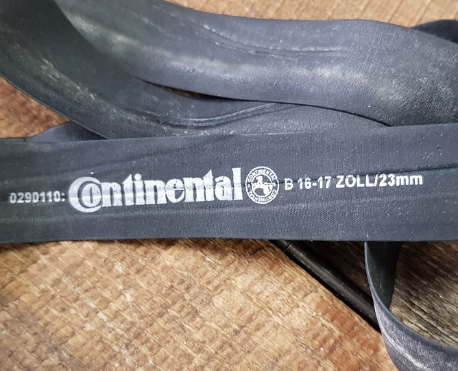 Felgenband CONTINENTAL f. Moped,  passend für alle Fzg. mit 16" bis 17" Rädern, 23 mm breit 