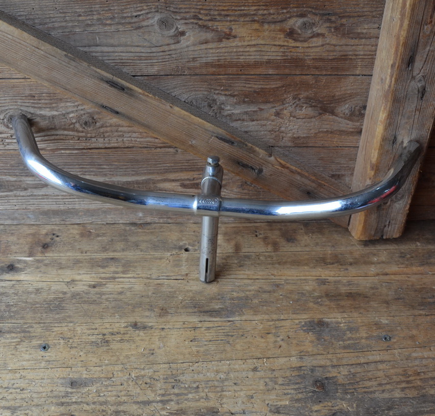 Sportlenker, Breite 52 cm, Schaftdurchmesser 22 mm, Schaftlänge 13 cm, 50er bis 60er Jahre 