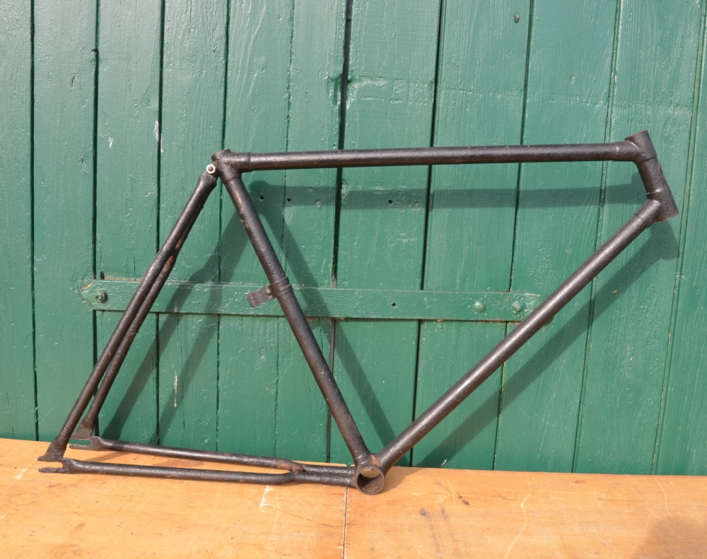 Fahrradrahmen "Opel" Herrenausführung, schwarz überstrichen, 26 Zoll 