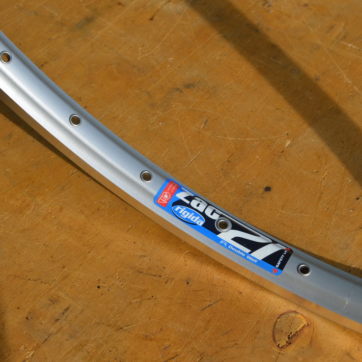 Felge 28 Zoll, "Rigida" Alu ZAC 21 (21-622), Hohlkammerfelge geöst, Breite 26 mm, 36-loch, Ventilbohrung 8,5 mm, NOS, OVP 