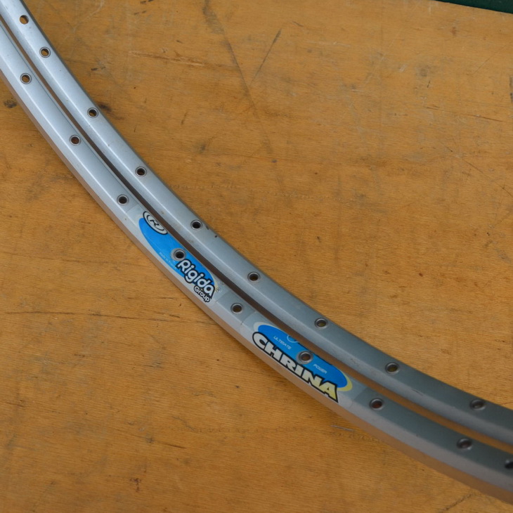 Felgensatz "Rigida Chrina", 13x622C, Alu matt, Hohlkammerfelge 