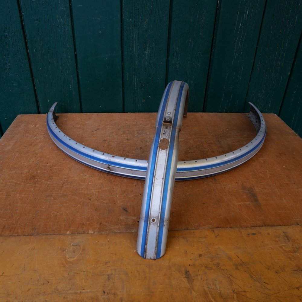 Schutzblechsatz 26 Zoll, Feran, Linierung blau, Damenausführung 