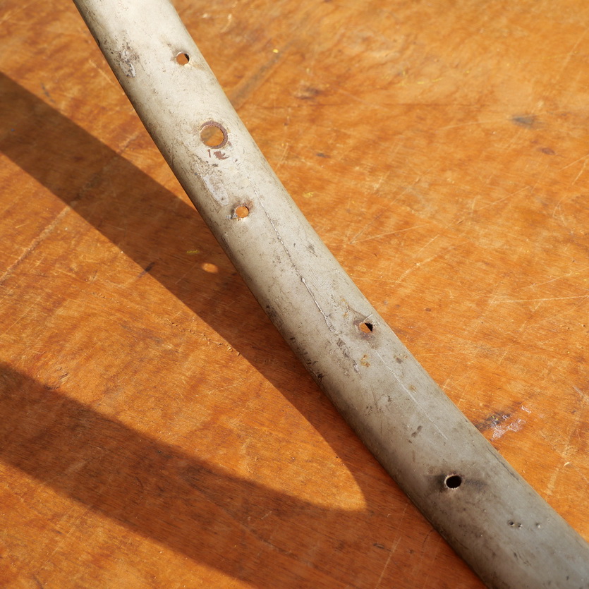 Wulstfelge 28 x 1,5 Breite 33 mm, Aussendurchmesser 640 mm, 36-loch, Patina 