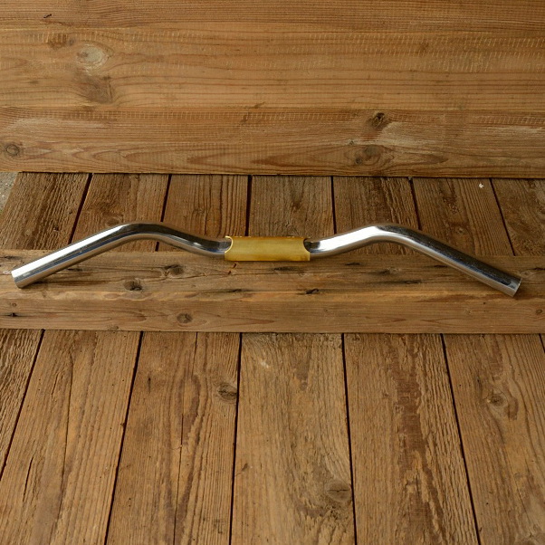 Lenker, Sportrad, orig. NOS 50-60er J., Chrom/Alu eloxiert 22 mm, Breite 52 cm, Verdickung 25,4 mm