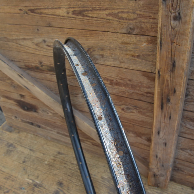 Fahrradfelge für Wulstbereifung, 28", Stahl, 36-Loch, Breite 33,5 mm, verstärkte Ausf., NOS 