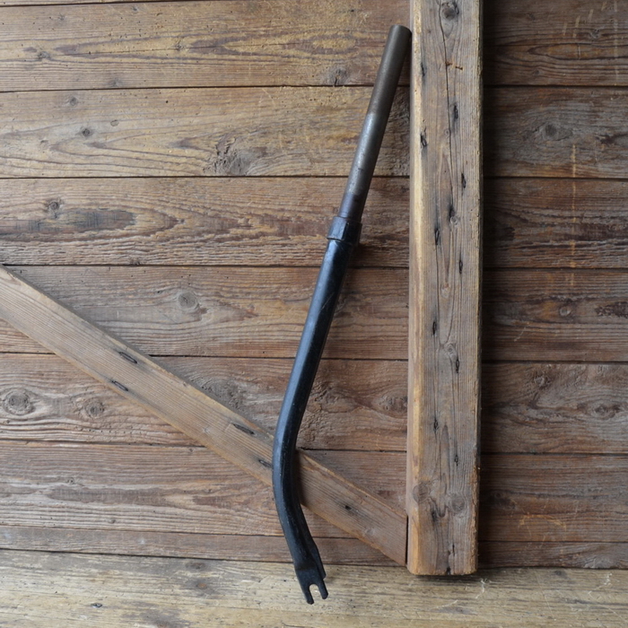 Gabel 26 Zoll orig. 30er Jahre NOS, Schaftlänge 230 mm, Weite oben 50 mm, Zustand siehe Bilder 