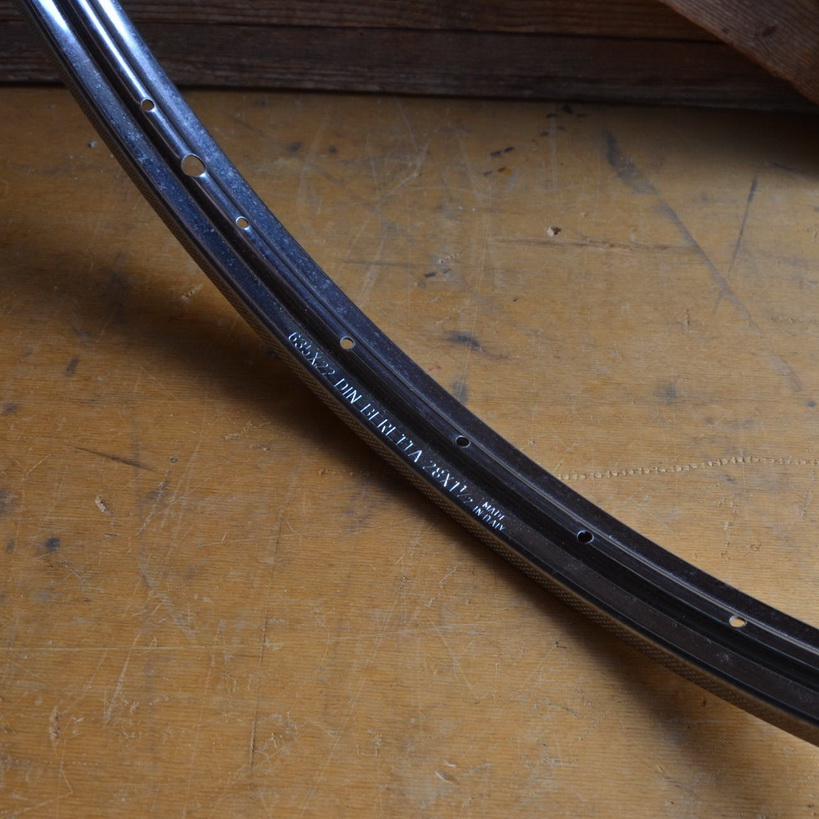 Felge 28 x 1 1/2 (22-635) für Drahtbereifung, "Beretta" Stahl, verchromt 