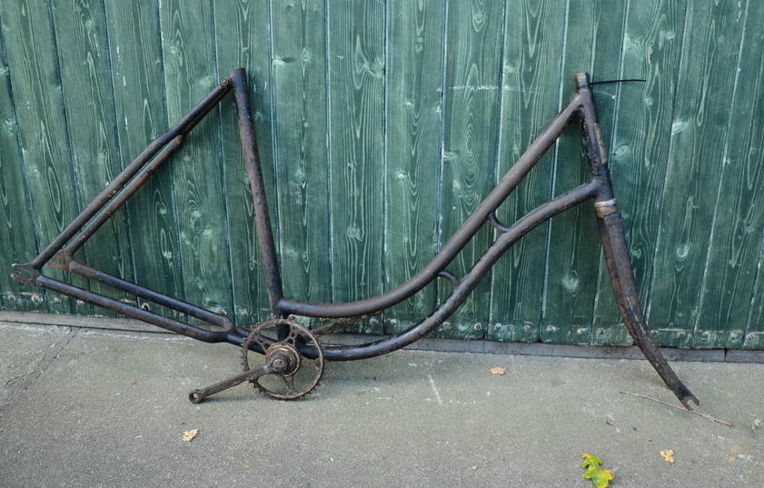 Fahrradrahmen "Opel", Damenausf., Rahmenhöhe 54 cm, Ballonrad 26 x 2,00, Anfang der 30er Jahre 