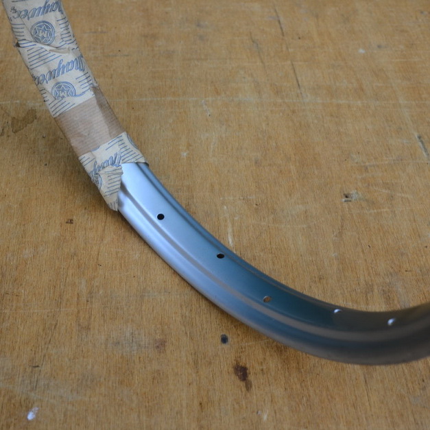 Felge "Mayweg", orig. 50er Jahre, Aussendurchmesser 32 cm, Breite 34 mm, 20-Loch,  