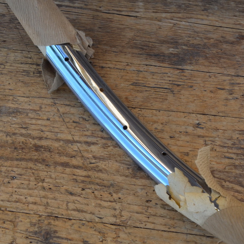 Felge für Drahtbereifung 26 x 1,75 verchromt, NOS, 36-Loch 