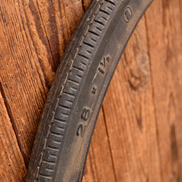 Reifen Fahrrad, DUNLOP, 28 x 1 1/2, 50er J., schwarz, gebraucht gem. Bildern 