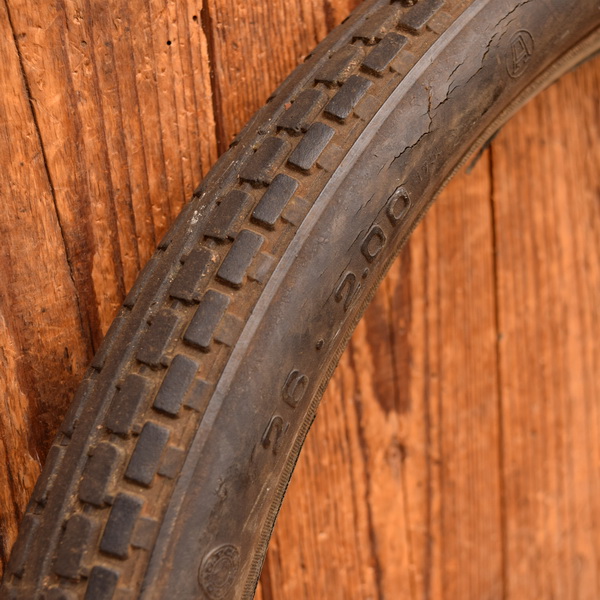 Reifen Motorrad, CONTINENTAL, 26 x 2,00, 30er J., schwarz, gebraucht gem. Bildern  