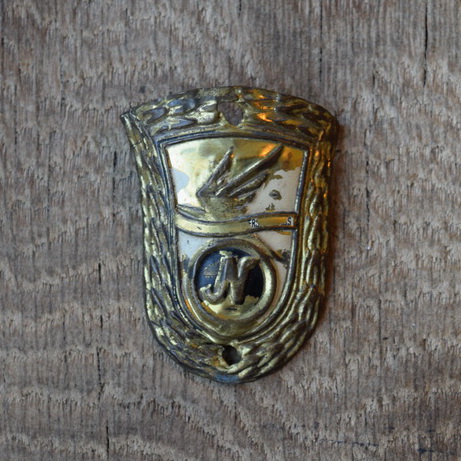 Steuerkopfschild Neckermann, 50-60er Jahre, Originalschild aus Sammlungsbestand 