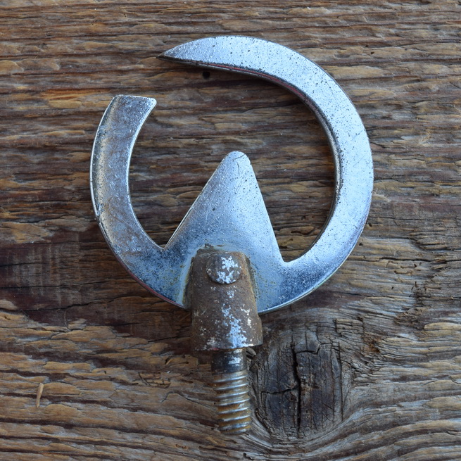 Schutzblechfigur WITTLER, Alu Druckguss, orig. Altbestand 30er Jahre, Zustand siehe Bild 