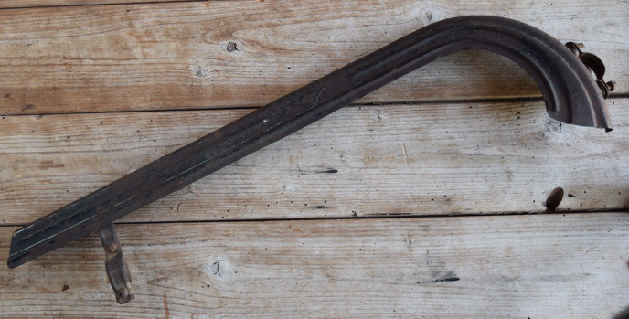 Kettenschutz "HEBIE", Länge c.a. 52 cm, orig. 50er J., unrestaurierter Zustand gem. Bildern 