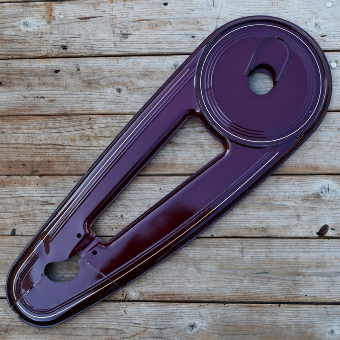 Universeller Kettenkasten Blech, 70er J., alte Neuware, Länge c.a. 67 cm 