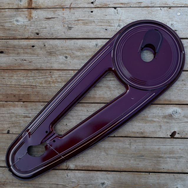 Universeller Kettenkasten Blech, 70er J., alte Neuware, Länge c.a. 67 cm 