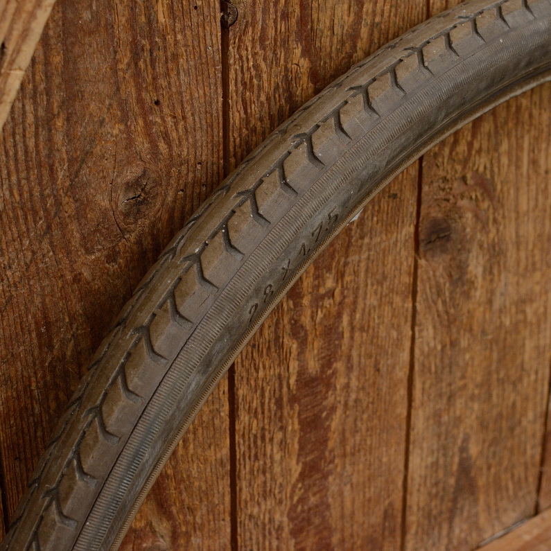 Reifen Fahrrad, HEIDENAU, 28 x 1,75, 50 er J., braun, gebraucht gem. Bildern 