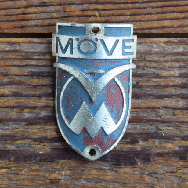 Steuerkopfschild MÖWE, 50er Jahre, Originalschild aus Sammlungsbestand 