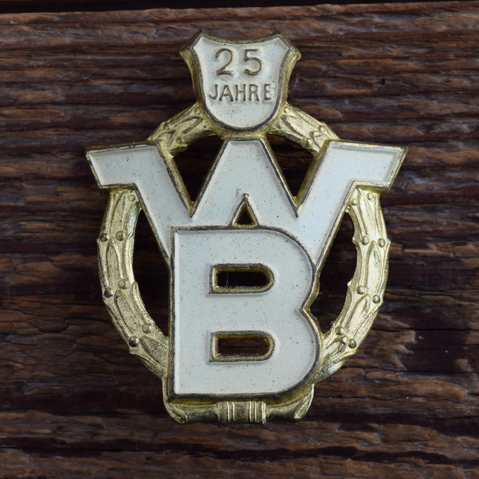 Schutzblechwappen für hinten WILHELM BERDING, 50er Jahre, Originalwappen aus Sammlungsbestand    