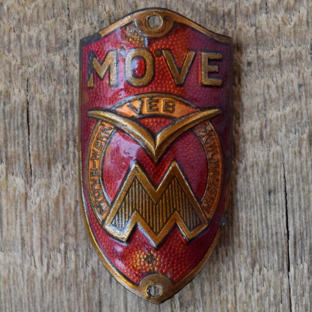 Steuerkopfschild MÖWE, 50er Jahre, Originalschild aus Sammlungsbestand 