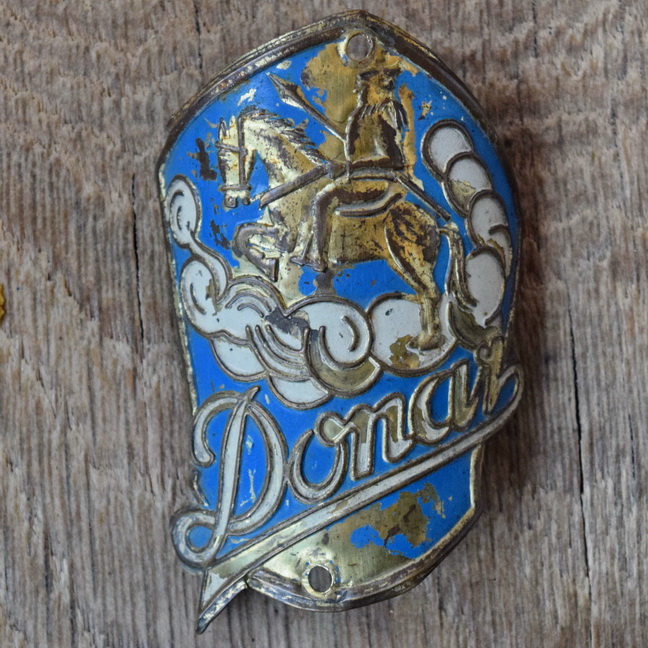 Steuerkopfschild DONAR, 50er Jahre, Originalschild aus Sammlungsbestand 