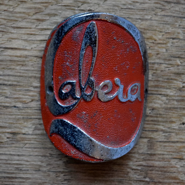 Steuerkopfschild CABERA, 50er Jahre, Originalschild aus Sammlungsbestand 