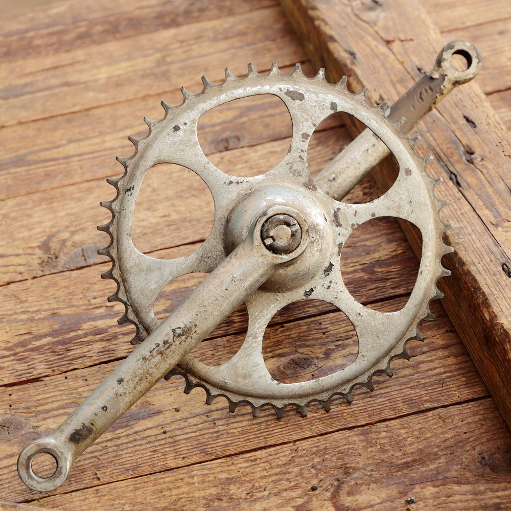 Tretlager für Tourenrad, universal, orig. 40er J., verchromt, Glockenlager, gebr. 