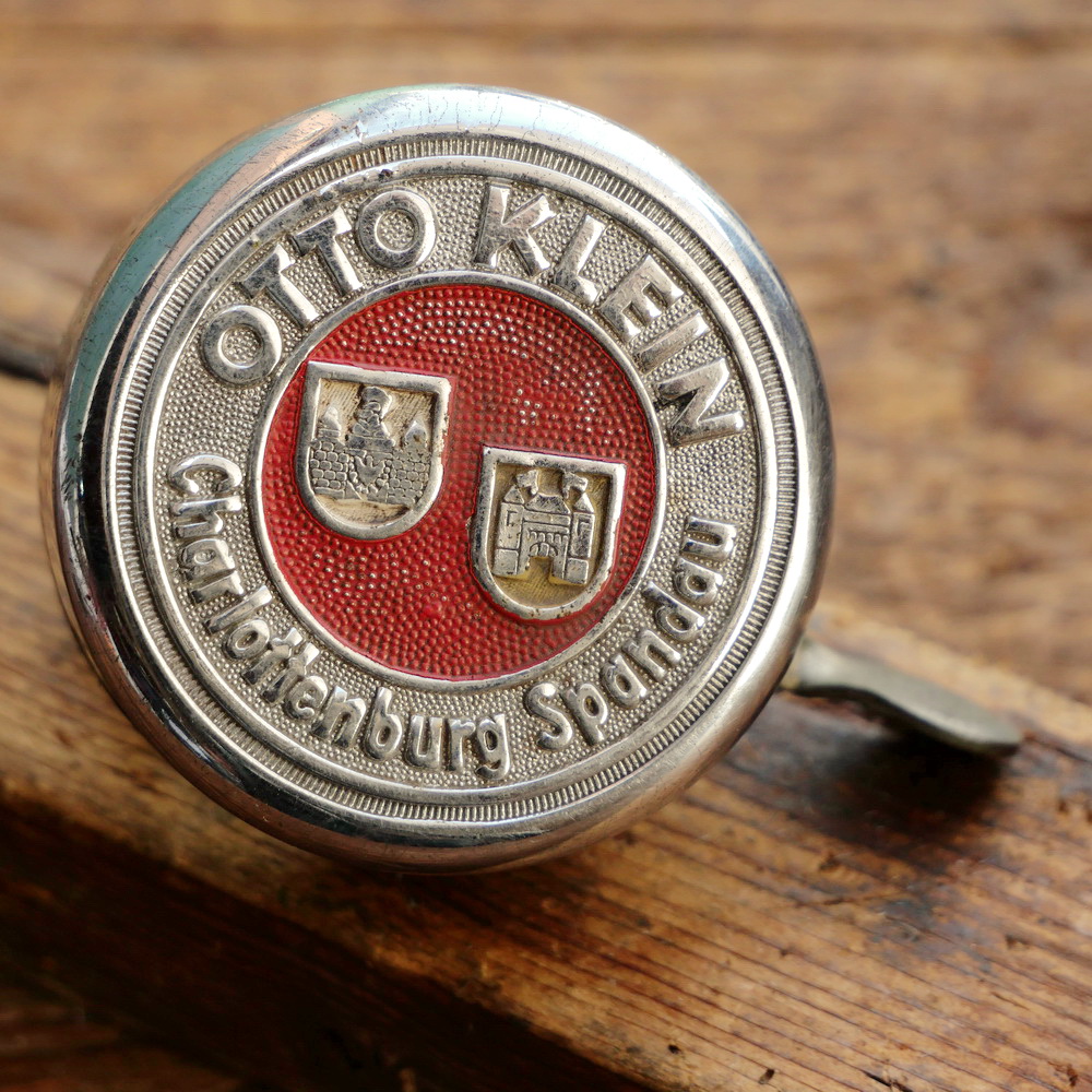 Fahrrad/Moped Klingel OTTO KLEIN/Spandau, orig. 50er Jahre, verchromt, gebr. 