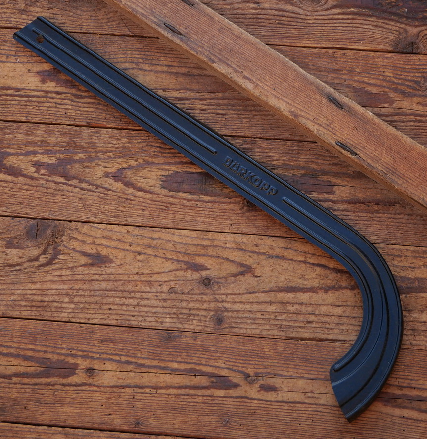 Kettenschutz, DÜRKOPP, schwarz, Länge ca. 53 cm, orig. 50er J., gebr. 