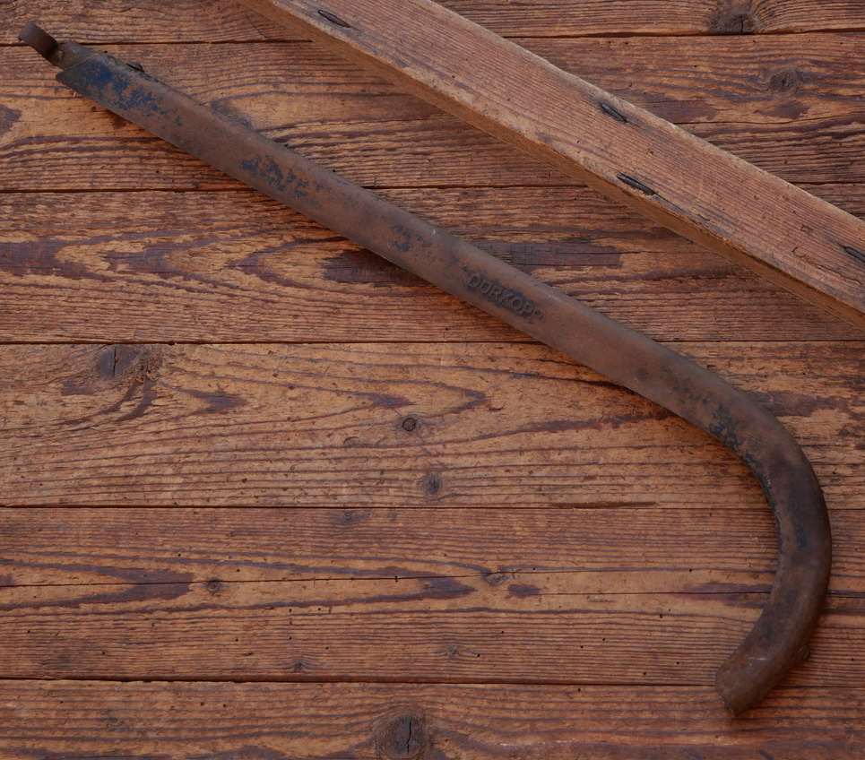 Kettenschutz, DÜRKOPP, schwarz, Länge ca. 58 cm-64 cm, orig. 30er J., gebr. 