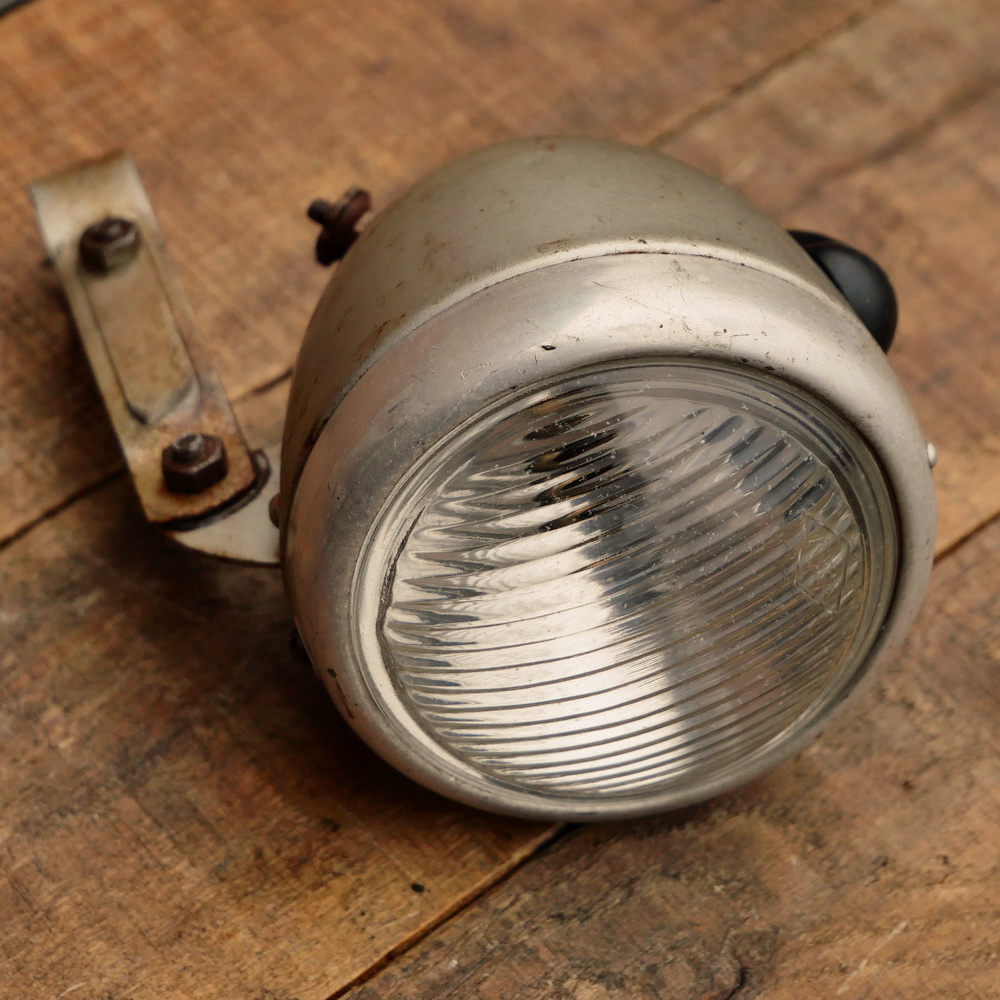 Scheinwerfer AUFA für Fahrrad, original DDR frühe 1950er J., gebr. 