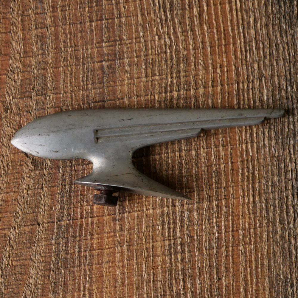 Schutzblechfigur OPEL, Alu, original 30er Jahre, gebr. 