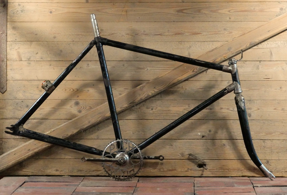 Fahrradrahmen PUCH, Herren, für Tourenrad, 28 Zoll, Stahl, Ende 20er/30er J., gebr. 