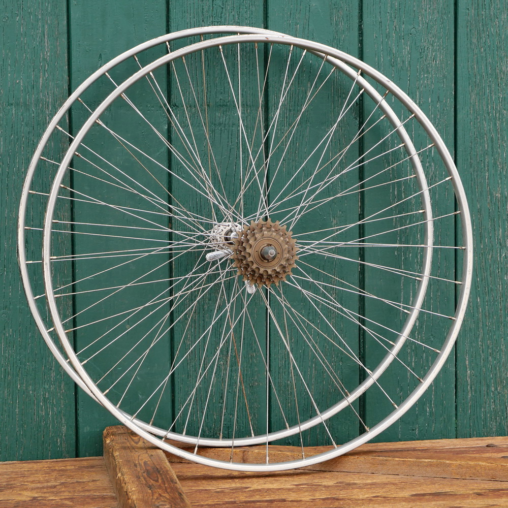 Laufradsatz für Schlauchbereifung 27 Zoll (630), DDR 1957, für Rennrad, RENAK-Naben, gebr. 