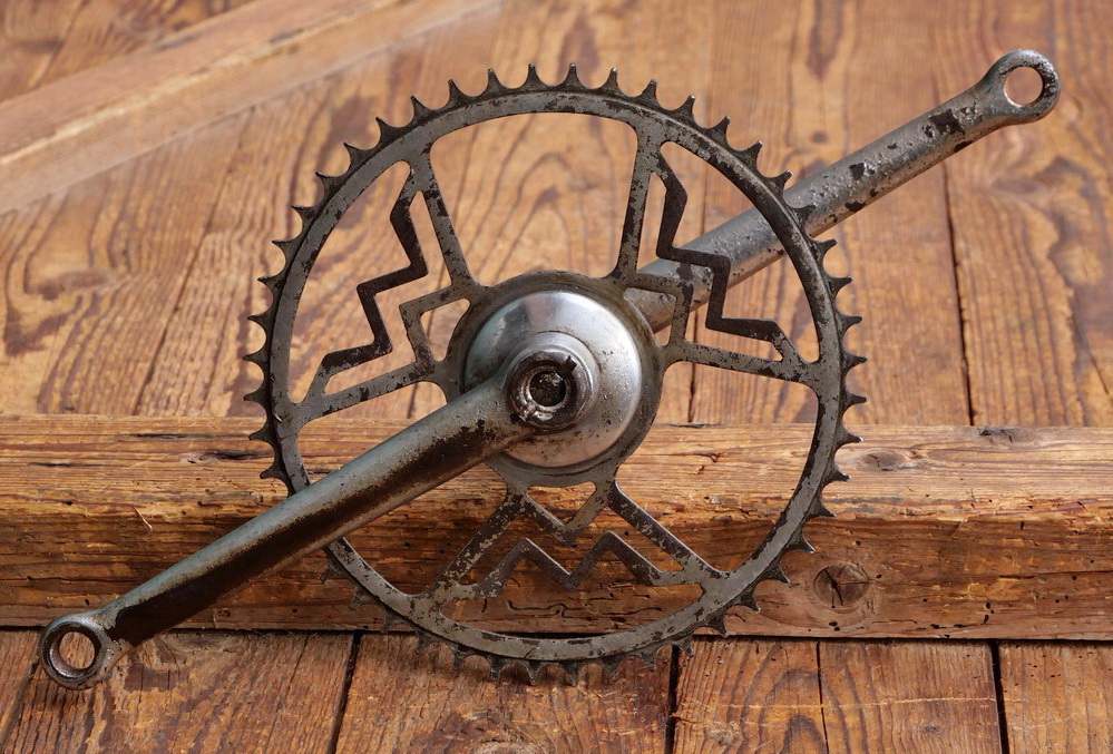 Tretlager WANDERER für Tourenrad, orig. 30er J., verchromt, Glockenlager, gebr. 