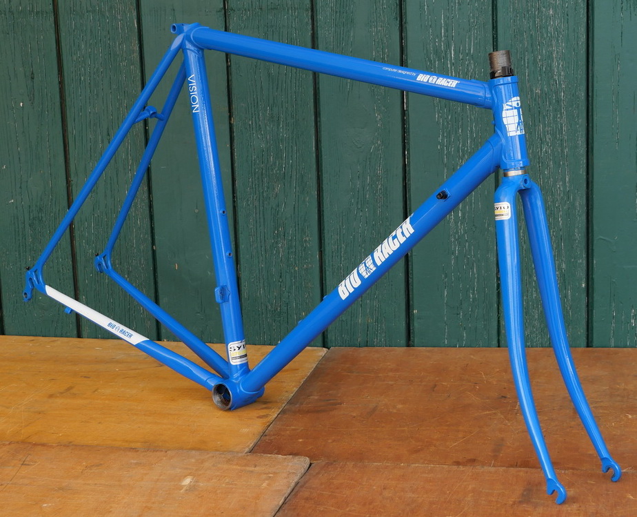 Fahrradrahmen BIO-RACER Modell Vision, Herrenausführung für hochwertiges Rennrad, 27/28 Zoll, 90er J., gebr. 