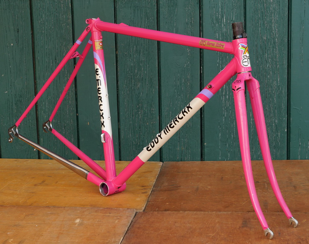 Fahrradrahmen EDDY MERCKX Mod. Corsa extra, Top of the line Modell  mit Columbus SLX Rohrsatz, 27/28 Zoll, 80er/90er J. 