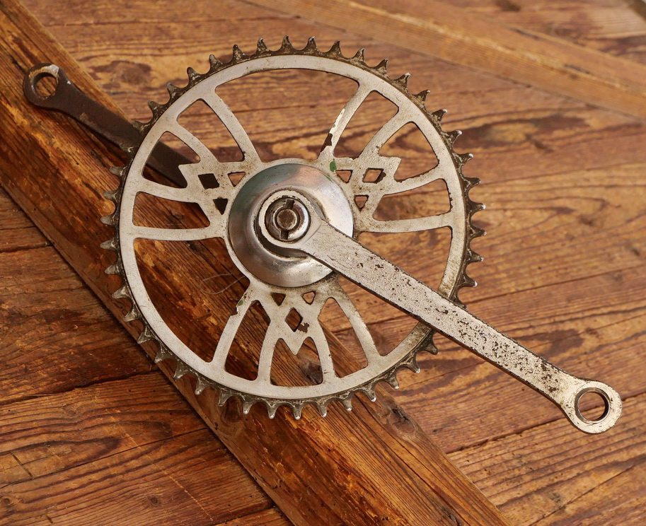 Tretlager VICTORIA, für Tourenrad, orig. 30er J., verchromt, Glockenlager, gebr. 