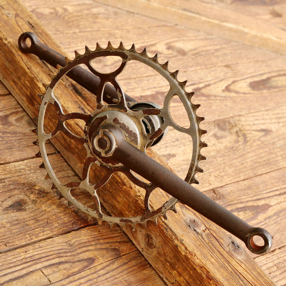 Tretlager WANDERER, für Tourenrad, orig. 30er J., verchromt, Glockenlager, gebr. 