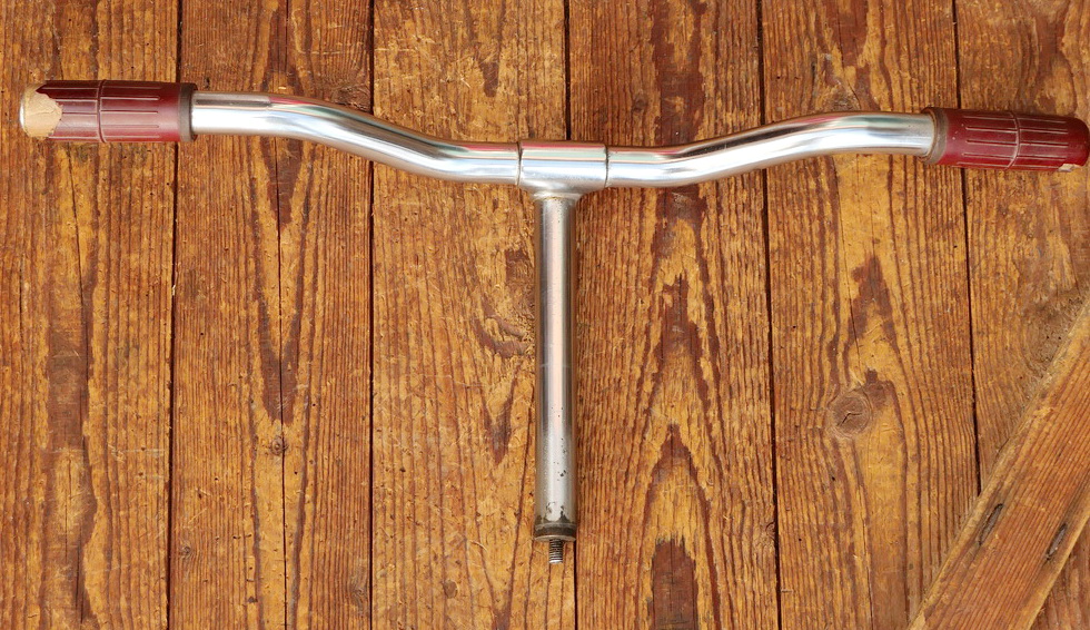 Fahrradlenker passend für sportliches Tourenrad, DDR 50er J., verchromt, gebr. 