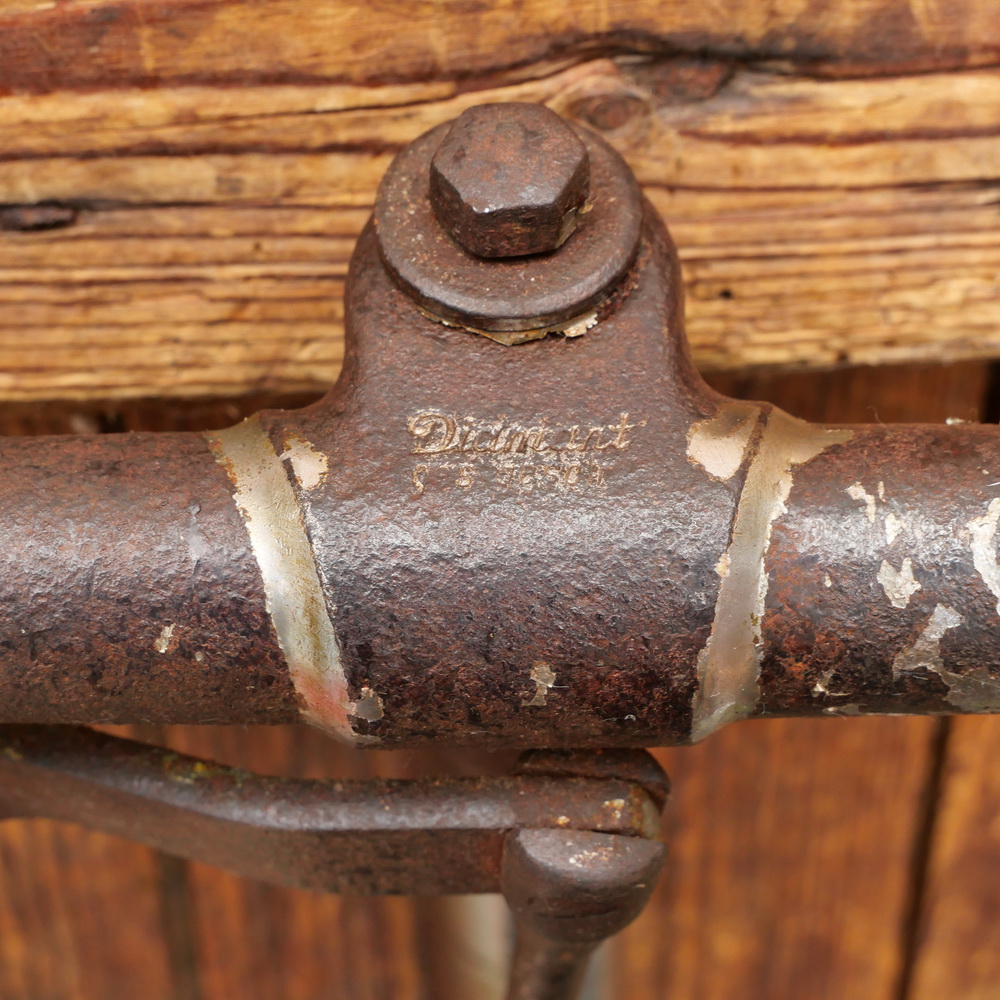 Fahrradlenker DIAMANT, Kuhhorn-Form, für Tourenrad 30er J., verchromt, gebr. 