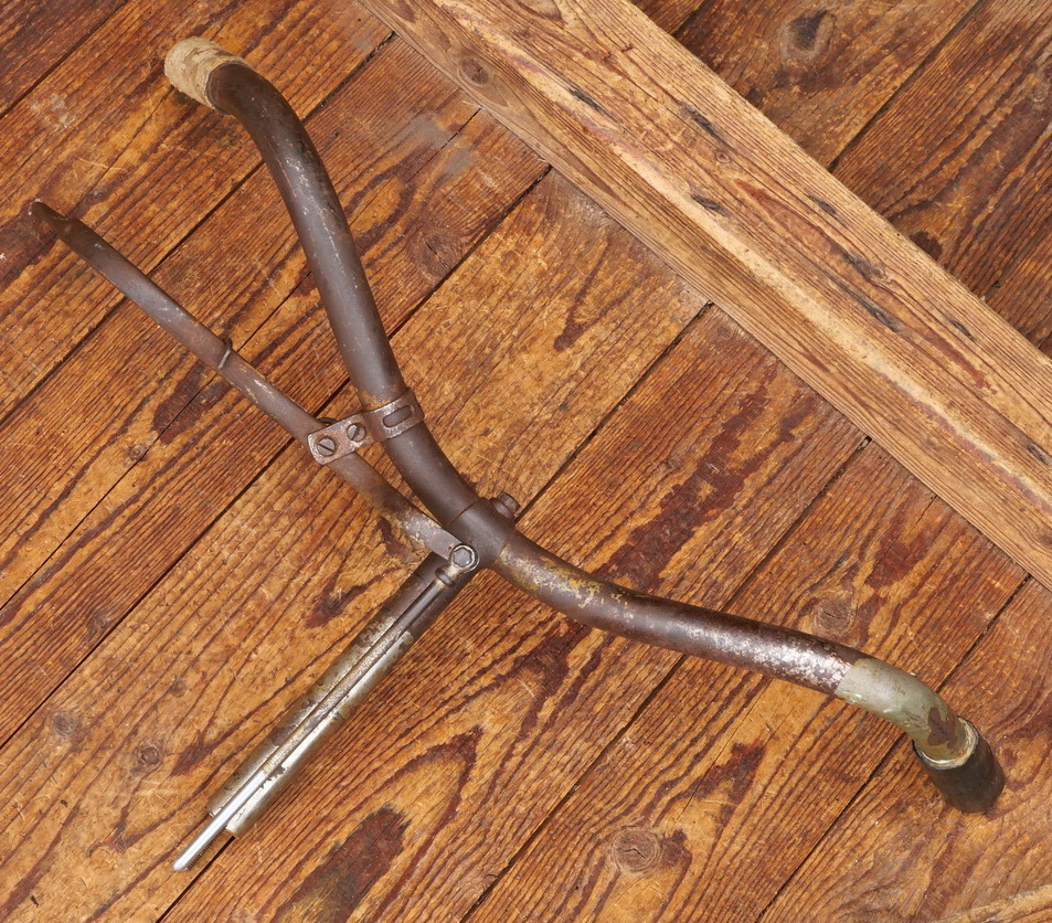 Fahrradlenker Deutsche Form, für Tourenrad 10er/20er J., vernickelt, gebr. 