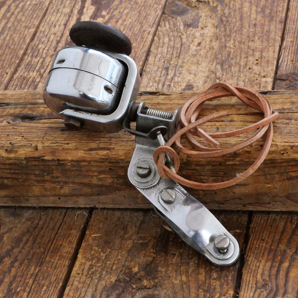 Fahrrad/Moped Radlaufglocke, orig. 50er Jahre, verchromt, gebr. 
