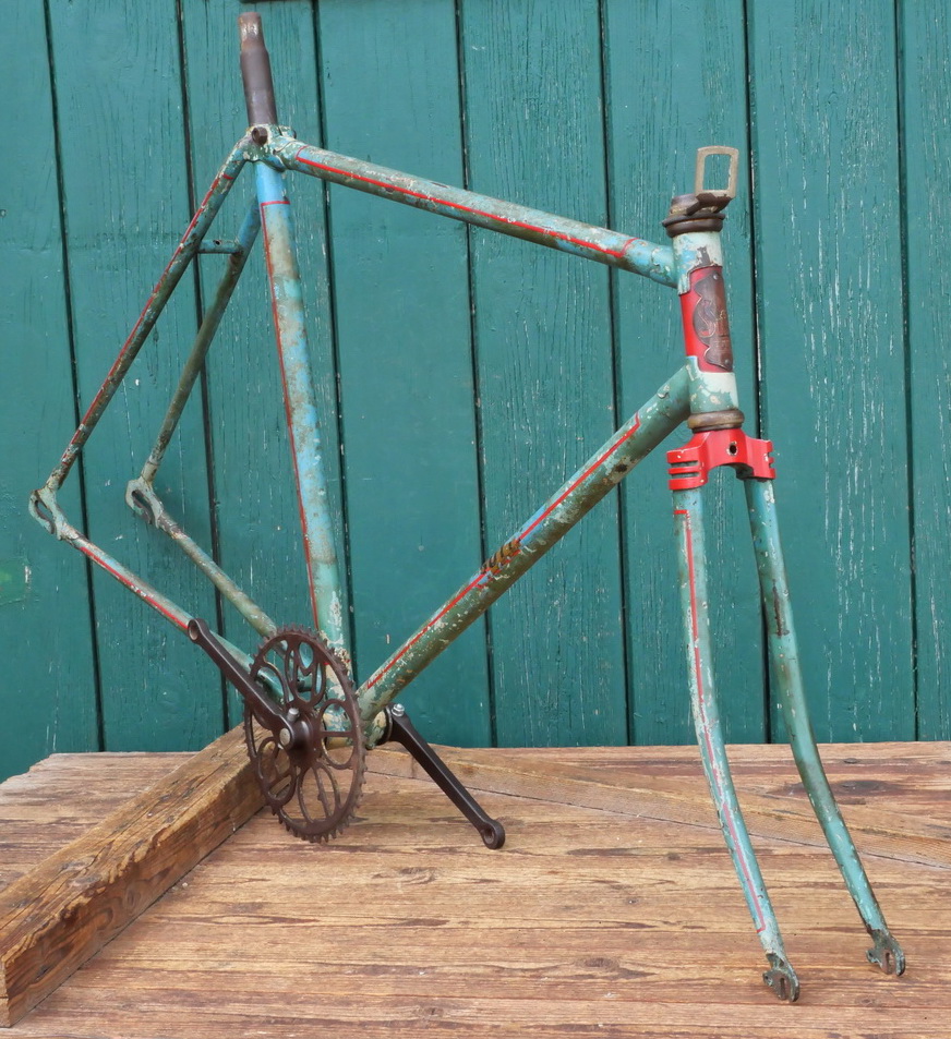 Fahrradrahmen MIFA/SUTTER, Herrenausführung für Profi-Rennrad, 27/28 Zoll, 1920er J., gebr. 