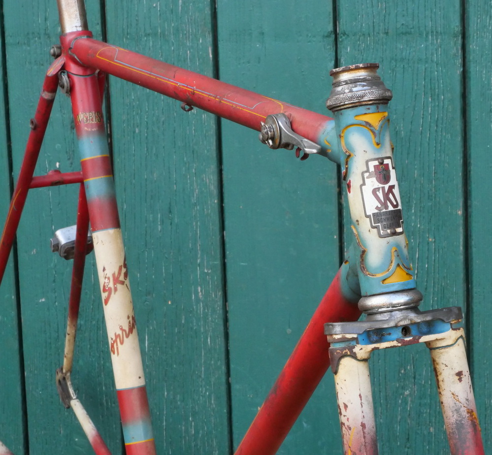 Fahrradrahmen FAHRRADWERK SCHWANDEN/Glarus, für Rondonneur, Herren, 28 Zoll, Stahl, 60er J., gebr. 