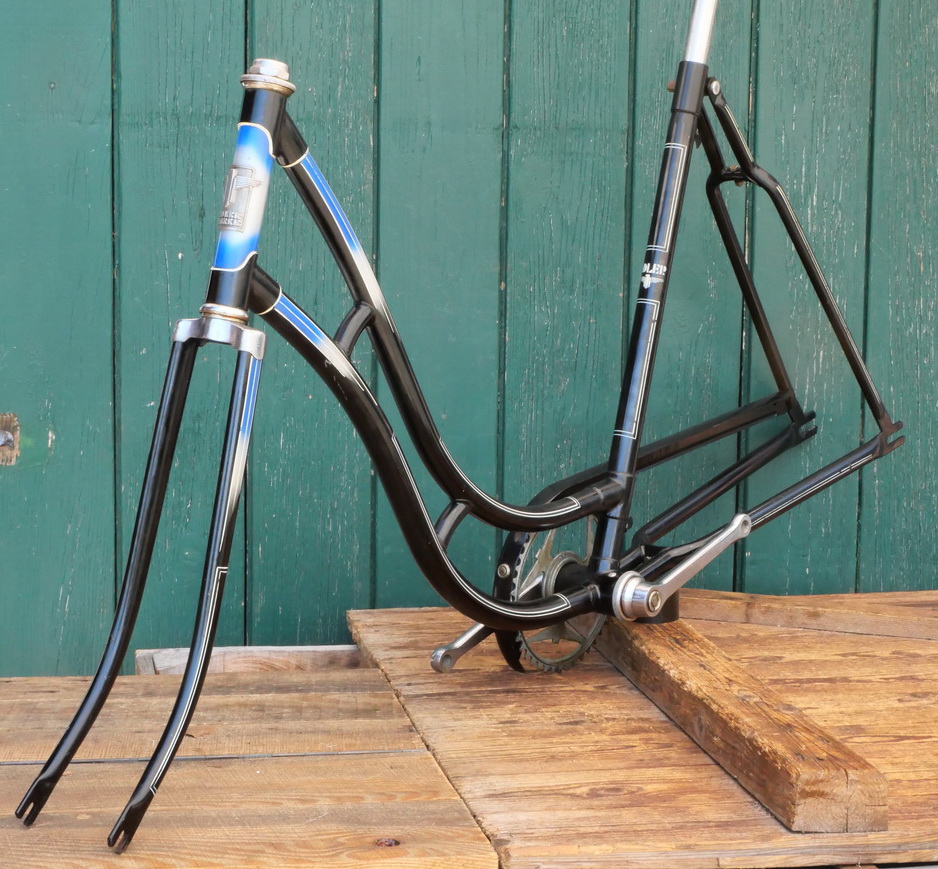 Fahrradrahmen ADLER, für Tourenrad, Damen, 28 Zoll, Stahl, 50er J., NOS 