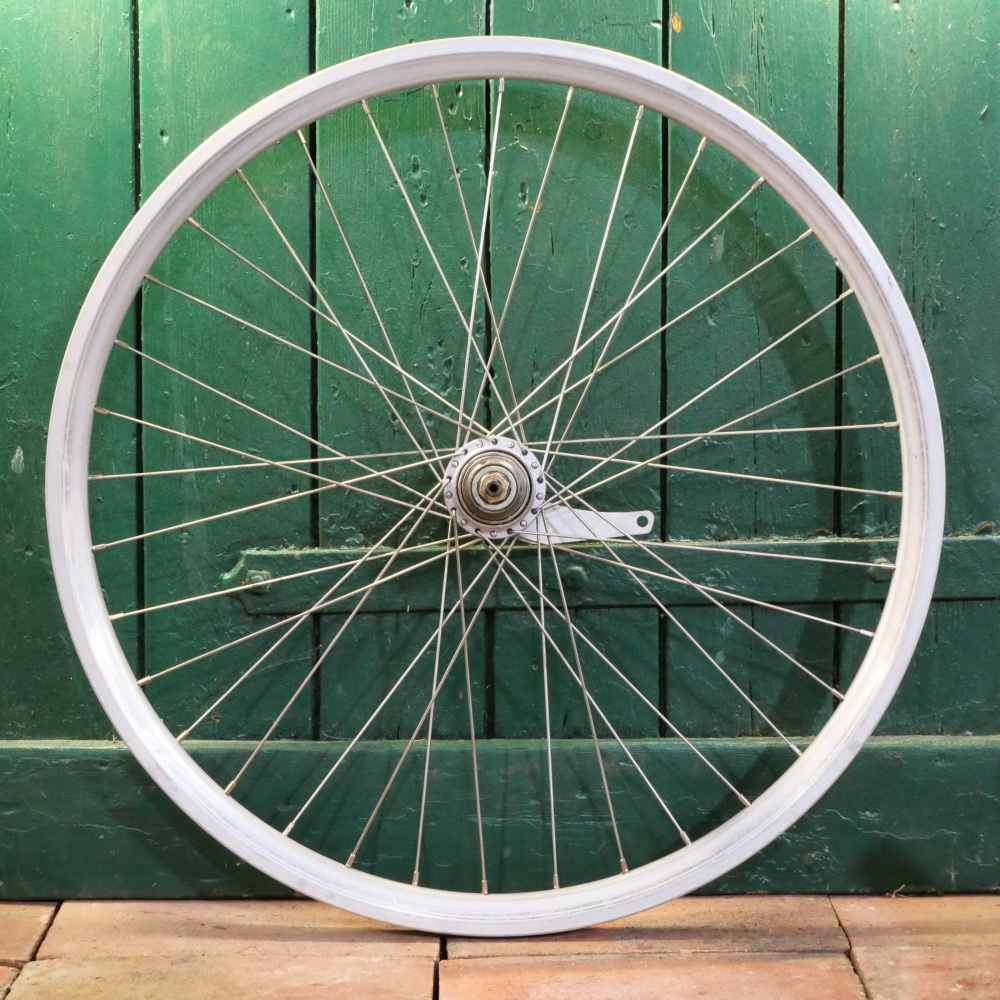 Hinterrad 28 Zoll (622), für Drahtbereifung, SCHÜRMANN Skyline-Felge, Nabe SACHS T3 3-Gang, NOS 